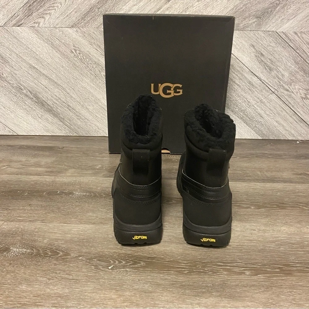UGG | Men’s Felton Black WaterProof Leather Snow Boots NEW